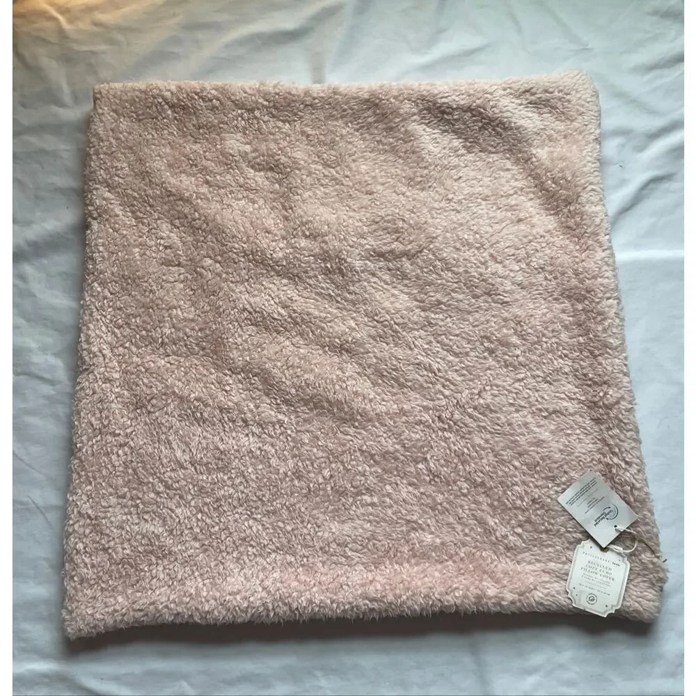 Pottery Barn Teen Cozy Euro Pillow Cover Pink